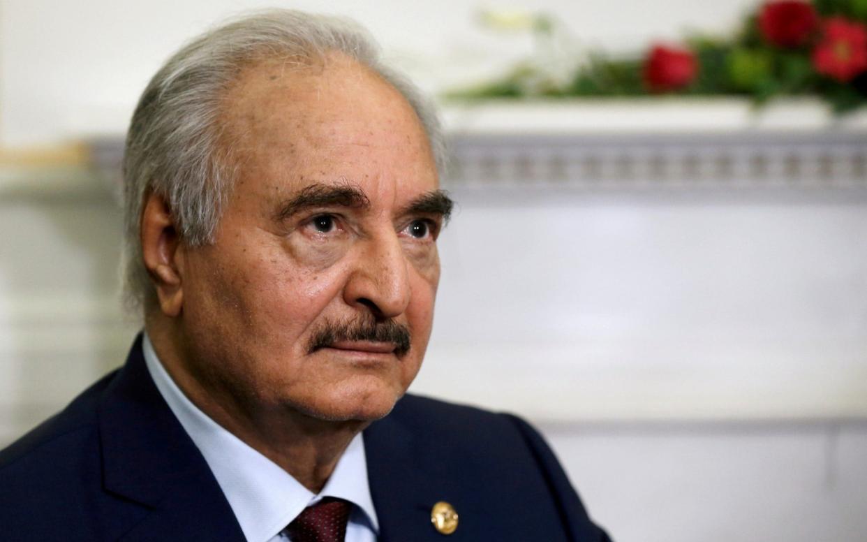 Libyan commander Khalifa Haftar