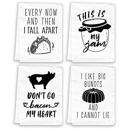 Kitchen Towel for Bacon Lover - Funny Hand Towel - Don't Go Bacon My Heart  - AliExpress