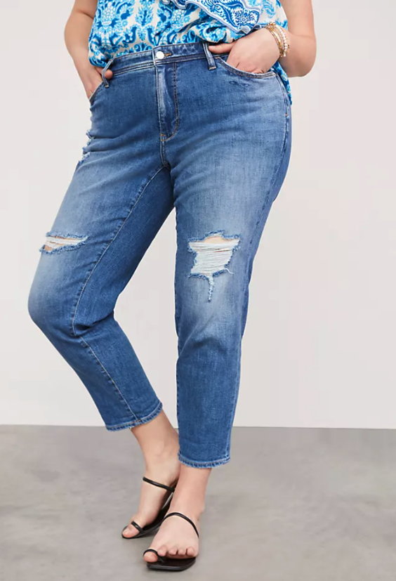 Pilcro The Slim Boyfriend Jeans.. Image via Anthropologie.