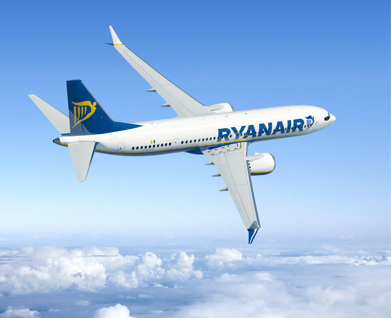 Welcome addition: Boeing 737 Max 8200 in the colours of Ryanair  (Ed Turner)