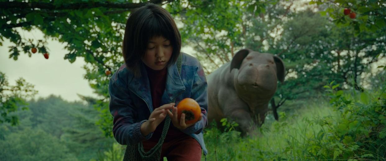 Ahn Seo-hyun in "Okja." (Photo: Netflix)