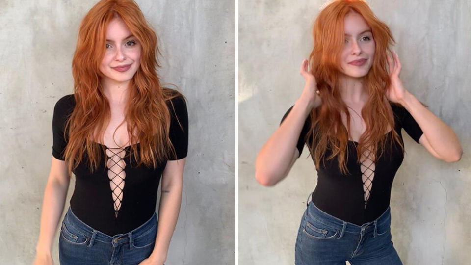 Ariel winter She recently changed up her hair colour. 