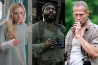 <p>a. Beth<br>b. Tyreese<br>c. Merle<br><br>(Photo: AMC) </p>