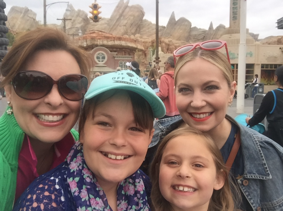 A new generation bonded when Nicole Johnson (Miss America 1999) and Katie Harman Ebner (Miss America 2002) took their daughters, Ava and Victoria, to Disneyland  in 2016. (Courtesy of Katie Harman Ebner)