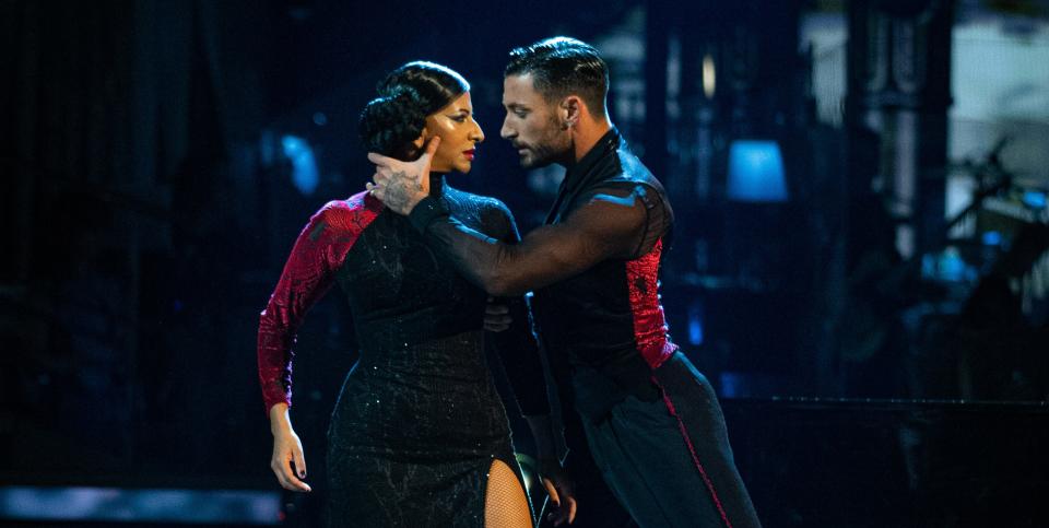 Ranvir Singh and Giovanni Pernice were surrounded by romance rumours. (BBC)