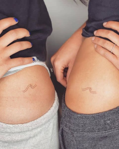 15 tatuajes minimalistas (y preciosos) para hacerte con tu mejor amiga