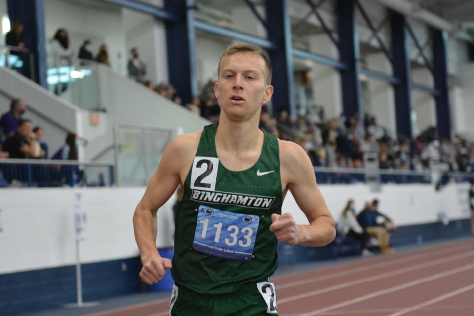 Binghamton University's Dan Schaffer, seen here competing in the Jan. 22 Penn State National Open.