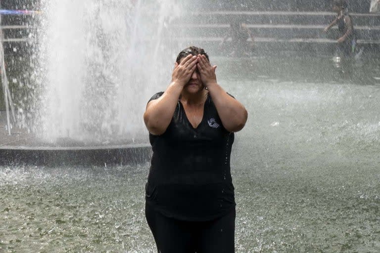 More than 200 million Americans were today warned about a “widespread and dangerous” heatwave this weekend with swathes of the country expected be as hot as California’s Death Valley. The National Weather Service was predicting record 40C-plus temperatures and humidity in several states, with New York, Michigan and Kansas set to see the hottest conditions.Washington DC was forecast to bake in 38C (100F), but it will feel closer to 43C (110F) — prompting mayor Muriel Bowser to declare a heat emergency. New York mayor Bill de Blasio last night warned residents to stay hydrated and to avoid leaving children in cars. In a video on social media, he said: “Friday is going to be bad. Saturday is going to be really, really bad. Take it seriously.” About 500 cooling centres have been set up in the city. Extreme heat and humidity was set to grip the urban corridor from Washington DC to Philadelphia and New York, starting this evening with overnight temperatures no cooler than 27C (80F).Philadelphia in Pennsylvania has never experienced weather hotter than 36C (97F), but is expected to set a new record with 38C (100F).Other east coast cities that could see records fall are Atlantic City in New Jersey and Richmond in Virginia, which could both hit triple-figure Fahrenheit temperatures for the first time.Meteorologist Jim Hayes, of the NWS, said: “It will be about as sweltering as it gets in some places in the eastern and central US.We’re really more concerned about the combination of high temperatures and high humidity causing people stress, because it’s more difficult to cool yourself down when there’s moisture in the air.”A cooler front was expected to break through late on Sunday, bringing the mercury down to more typical July temperatures of 30-32C (85-90F) on Monday and Tuesday, Mr Hayes said.In Chicago, the heatwave prompted housing officials to conduct health checks. Ambulances in Oklahoma City and Tulsa have responded to more than 40 heat-related calls since Tuesday. Jennifer Francis, of Woods Hole Research Center in Massachusetts, which studies climate change, said heatwaves were becoming more common and “normal itself is getting warmer”.