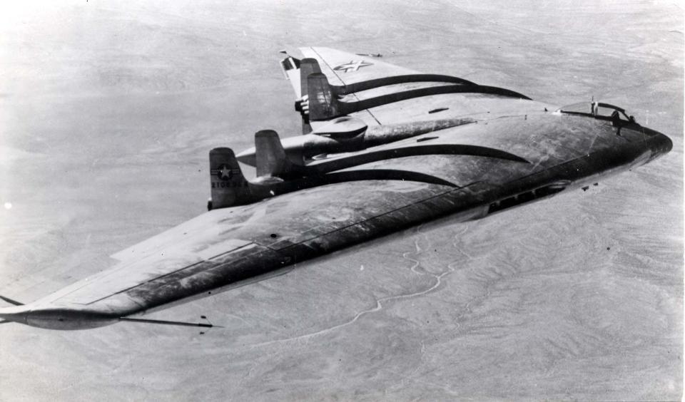 The first flight of YB-49 was in October 1947.