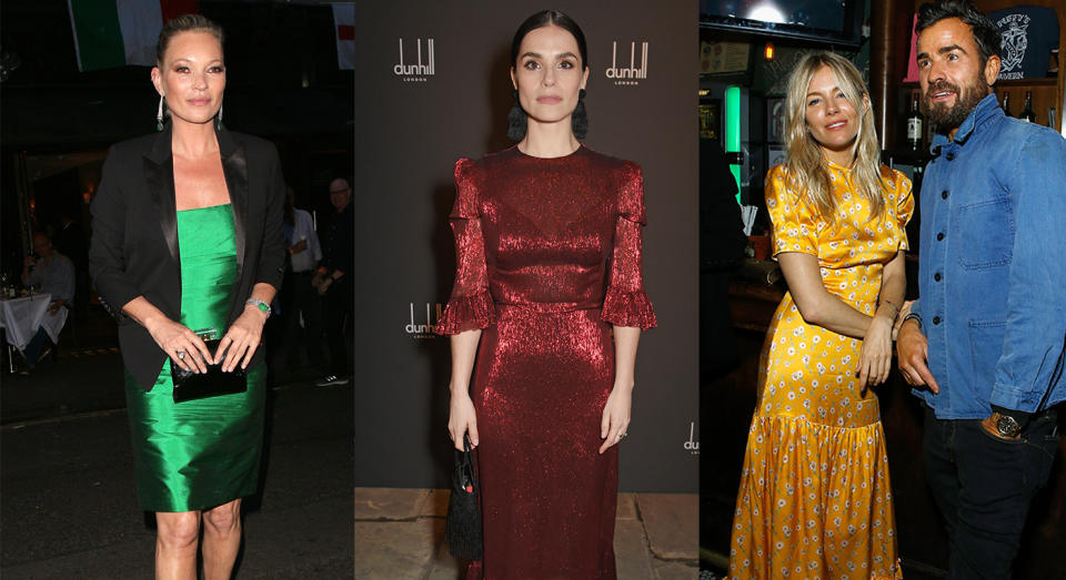 Kate Moss, Charlotte Riley and Sienna Miller have previously worn The Vampire's Wife dresses. (Getty)