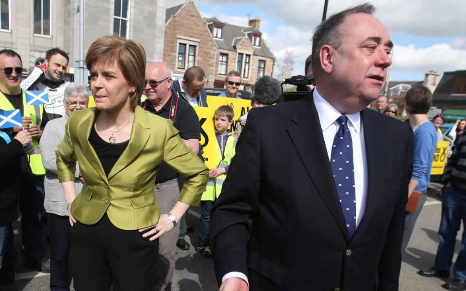 Nicola Sturgeon and Alex Salmond are now bitter enemies - Andrew Milligan/PA