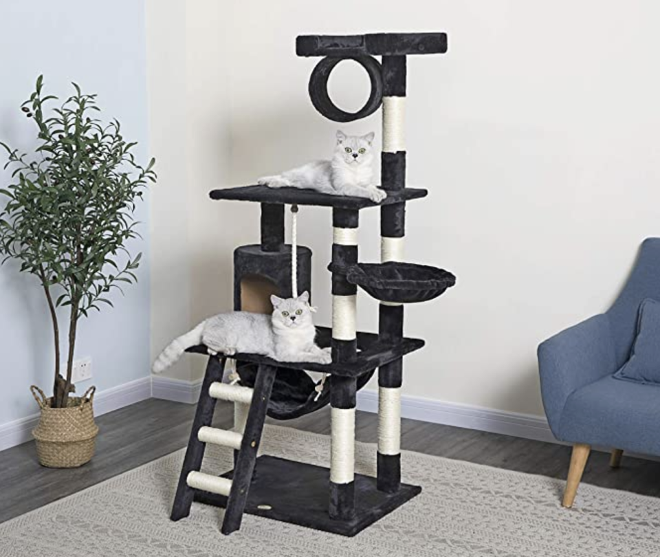 Give your cat the condo of their dreams. (Photo: Amazon)