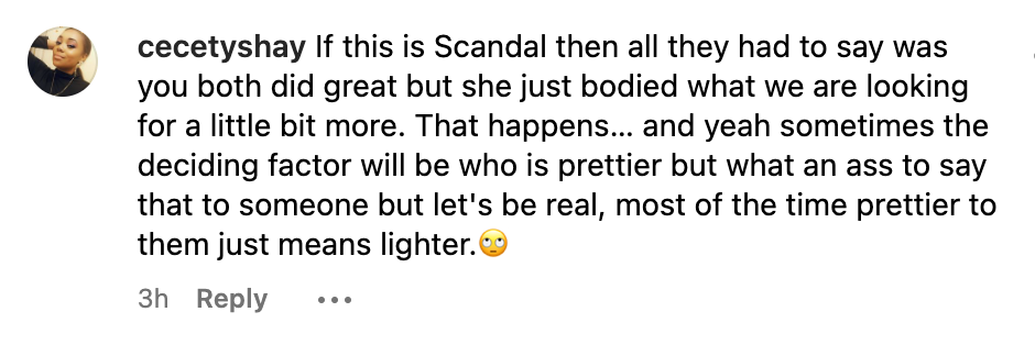 "If this is Scandal then all they had to say was..."