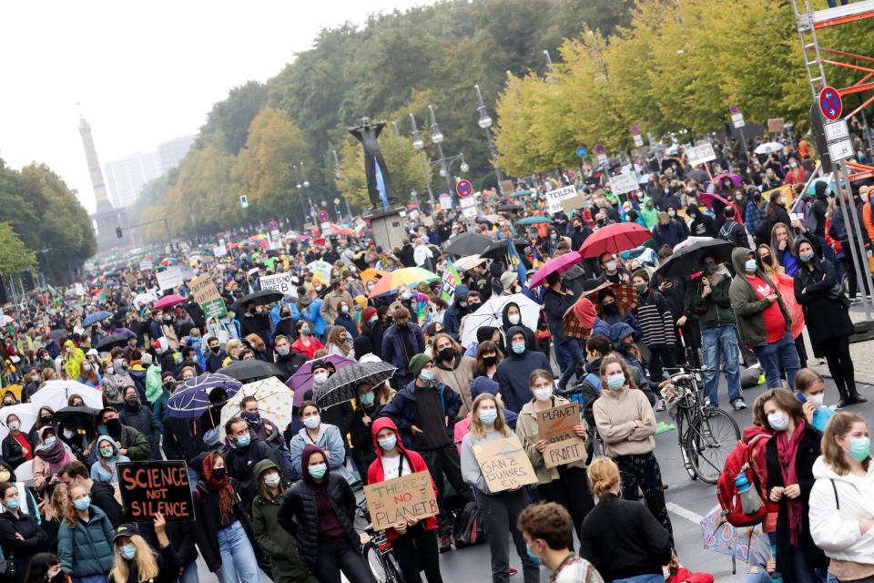 Fridays-For-Future-Demonstranten in Berlin (Bild: Reuters/Hannibal Hanschke)