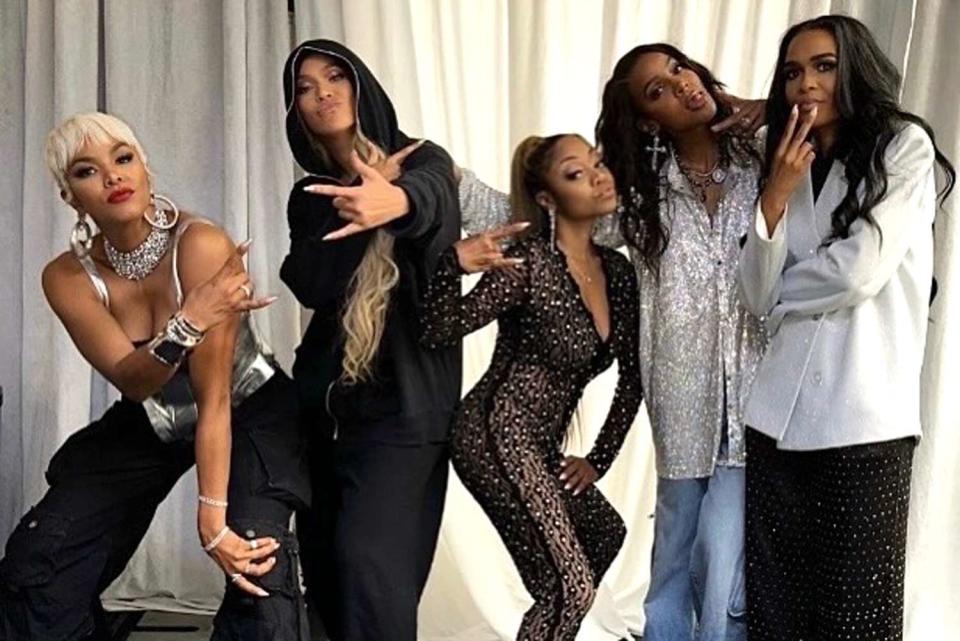 <p>LeToya Luckett/Instagram</p> LeToya Luckett, Beyoncé, LaTavia Roberson, Kelly Rowland and Michelle Williams of Destiny