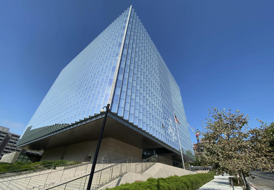 The U.S. Courthouse in downtown Los Angeles. (Xinhua via Getty Images)