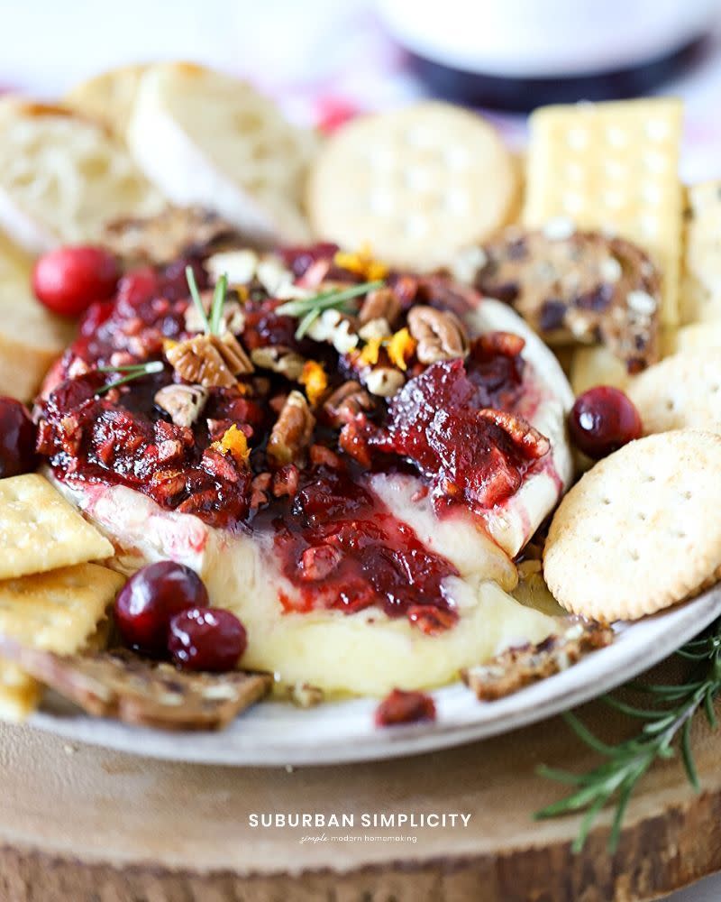 Baked Cranberry Brie