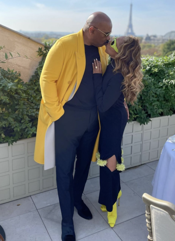 Steve Is Looking for Her Pants': Fans Zoom In on Steve Harvey's Expression  After Marjorie Harvey's Struts Her Stuff In This