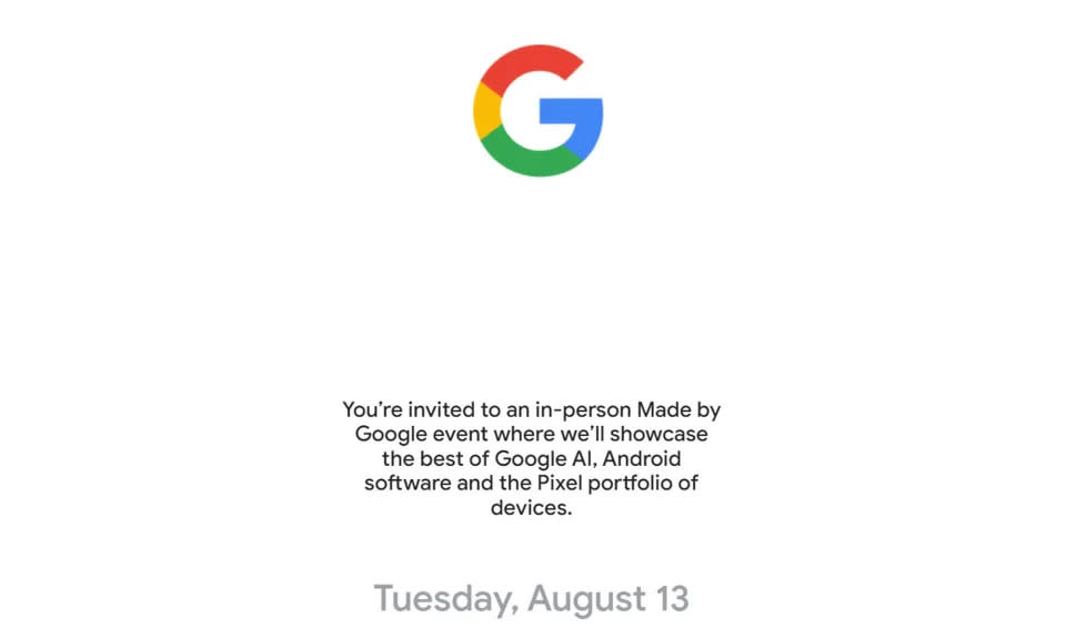 Made by Google event