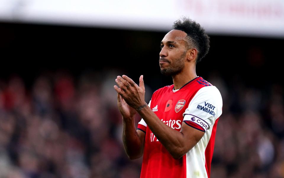 Arsenal's Pierre-Emerick Aubameyang, who has allayed fears - PA