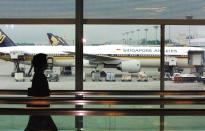 Passengers at Singapore's Changi Airport in Singapore, which has been named among the world's top child-friendly airports by Conde Nast Traveller India magazine.