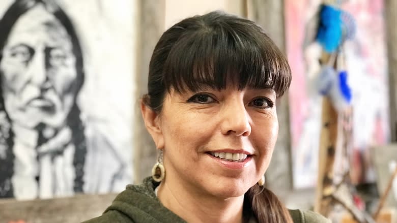 Indigenous artist from small-town Alberta 'honoured' to showcase work in Germany