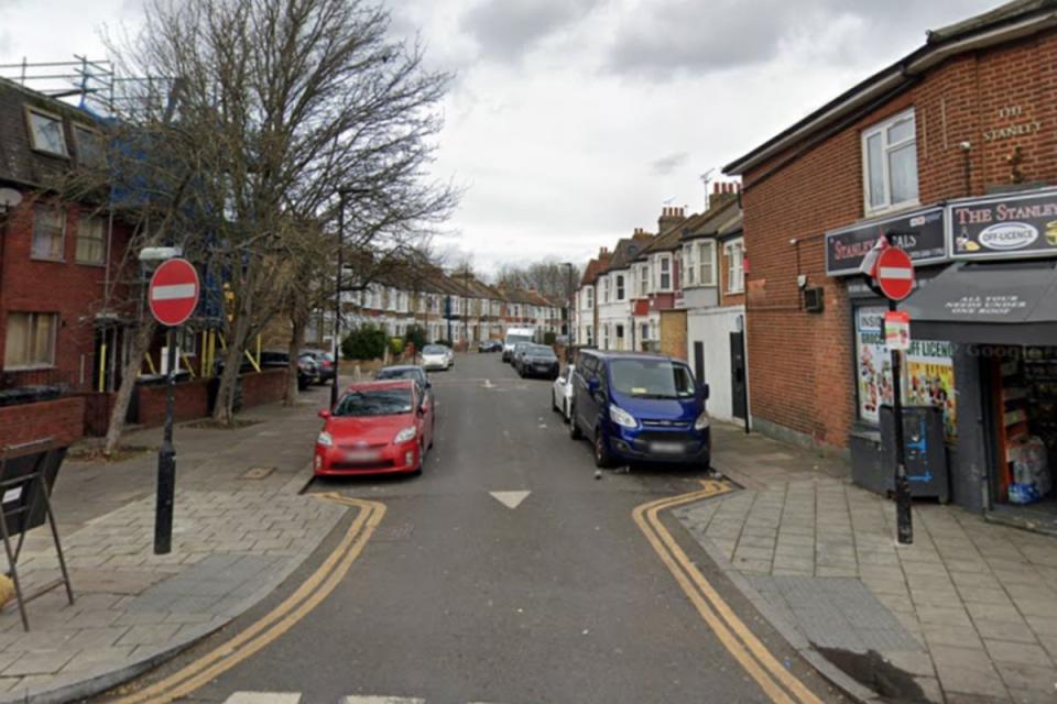 Arnold Road in Tottenham (Google Maps)