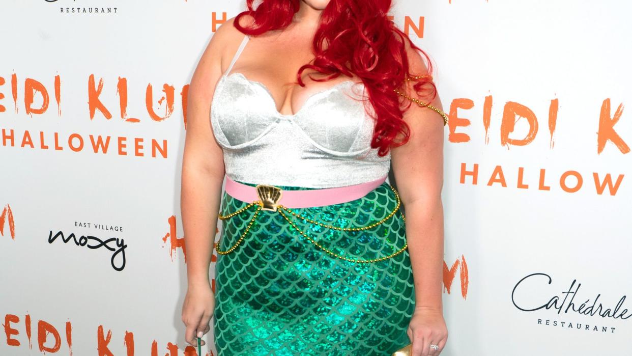 new york, new york october 31 hunter mcgrady attends heidi klums 20th annual halloween party at cathédrale on october 31, 2019 in new york city photo by gothamfilmmagic