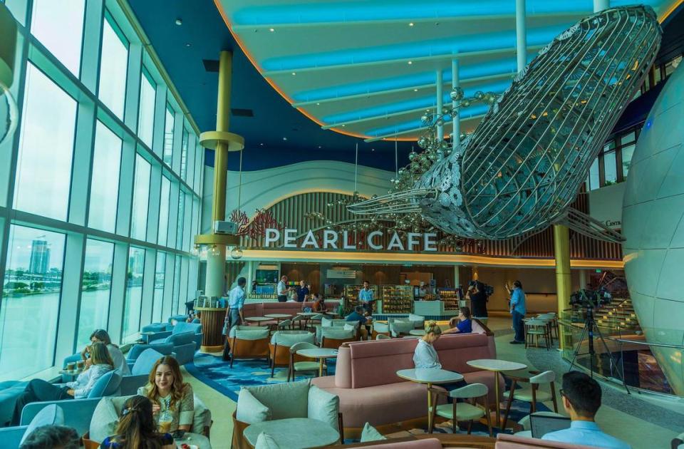 The Pearl Cafe inside the Royal Caribbean’s Icon of the Seas.