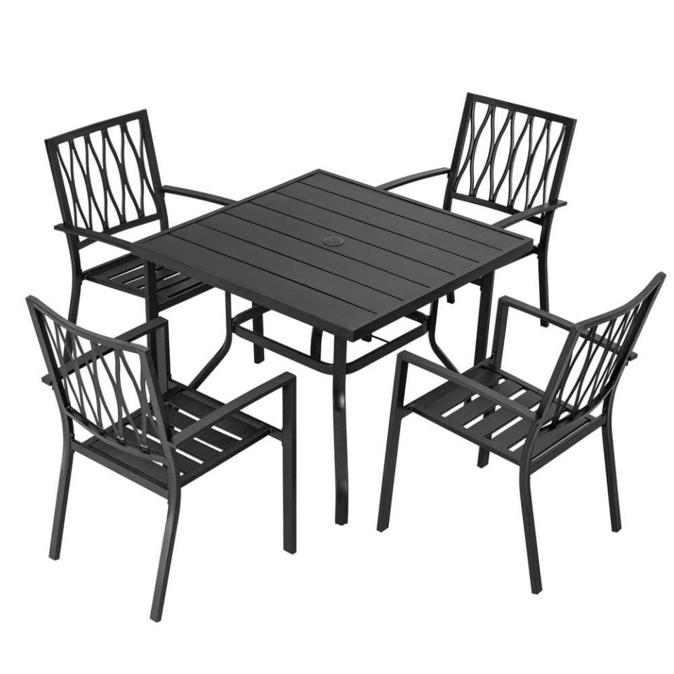 5-Piece Iron Dining Set