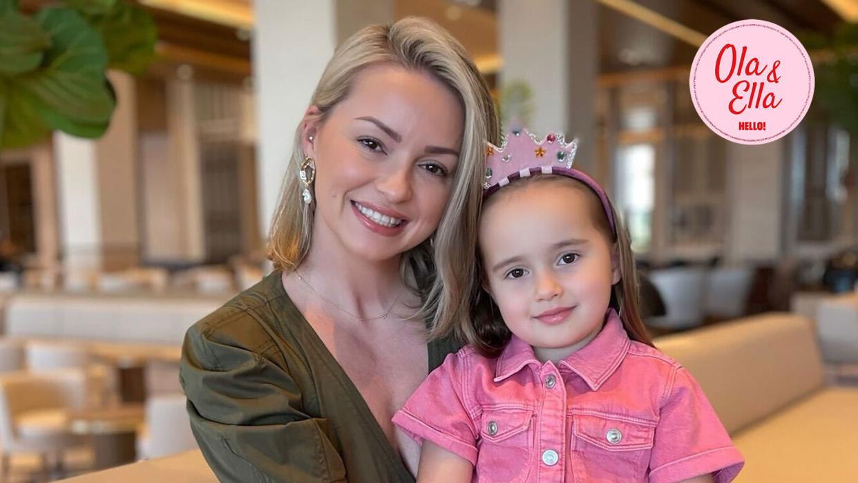 Strictly star Ola Jordan with daughter Ella on holiday