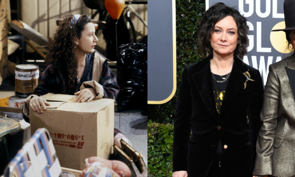 <p>MIt dreizehn Jahren ergatterte Sarah Gilbert die Rolle der Darlene Conner in “Roseanne”, die sie bis 1997 spielte. 2018 wurde die Serie fortgesetzt, dann aber aufgrund von rassistischen Äußerungen von Serienmutter Roseanne Barr wieder abgesetzt. (Bild: ddp Images, Getty Images) </p>