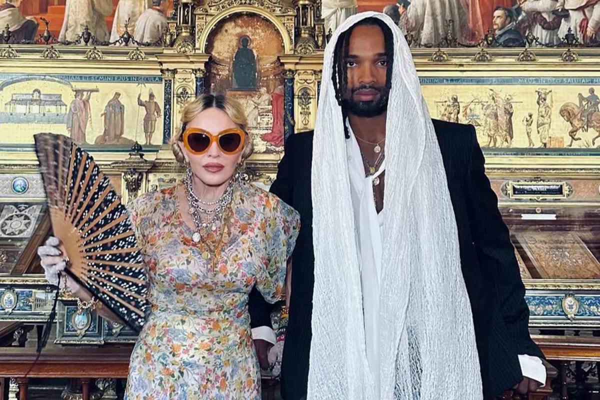 Madonna gets cozy in new photos from her Italian birthday trip with her rumored boyfriend Akeem Morris