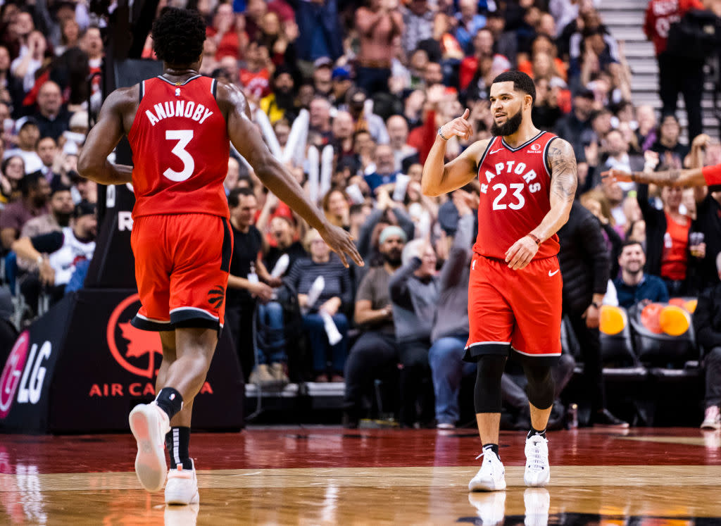 Three of Toronto's core pieces have cracked SI's 2022 Top 100 NBA players list. (Getty)