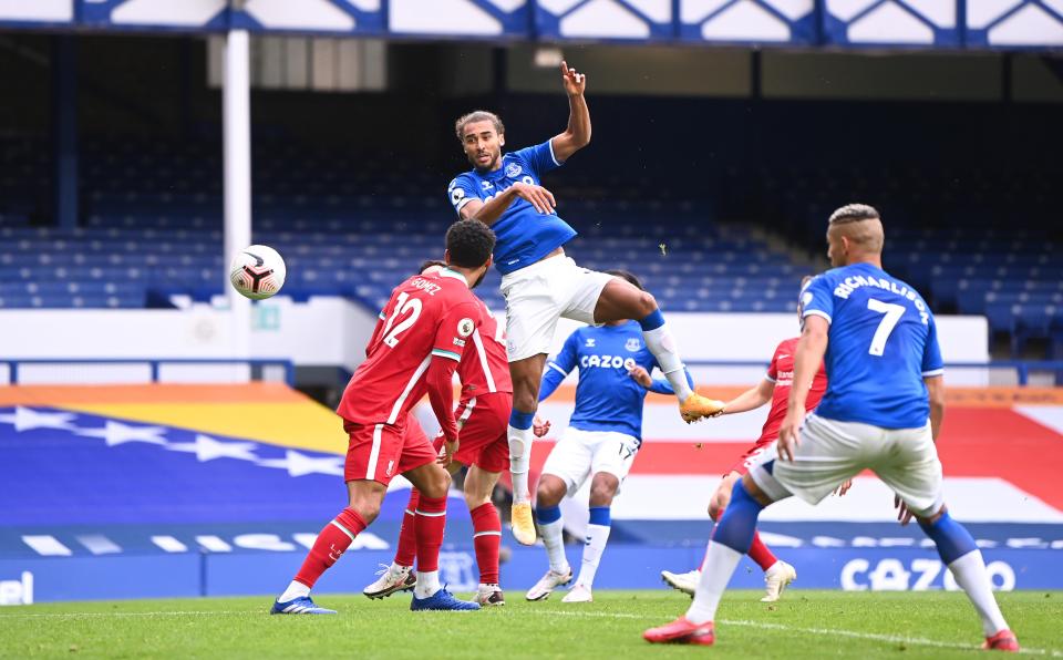 Dominic Calvert-Lewin scores Everton’s equaliserGetty