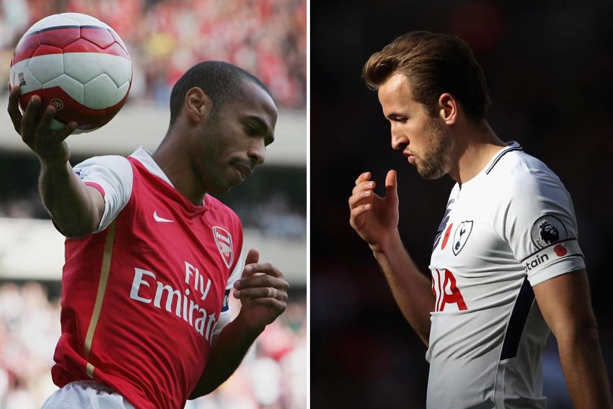 Striking Stats | Thierry Henry vs Harry Kane: Getty Images