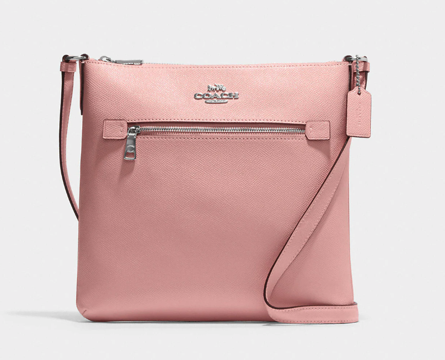 coach outlet Rowan File Bag in pink