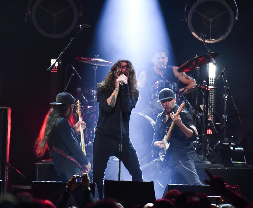 Foo Fighters, Miley Cyrus, Metallica and the surviving members of all of Chris Cornell's bands came together Wednesday to salute to late the late Soundgarden and Audioslave singer.