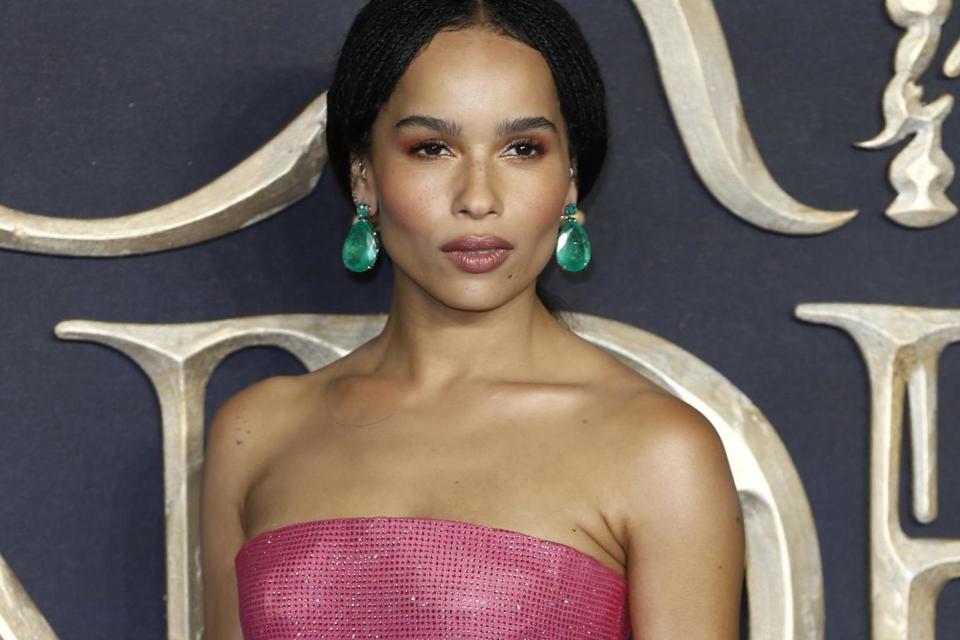 Zoë Kravitz attends the UK Premiere of "Fantastic Beasts: The Crimes Of Grindelwald" at Cineworld Leicester Square on 13 November, 2018 in London, England: (Photo by John Phillips/Getty Images)