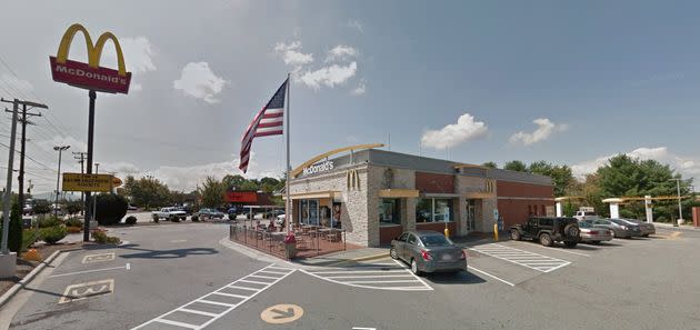 Jacklyn Marie Reed, 30, was shot and killed Monday at this McDonald's restaurant in Hendersonville, North Carolina.