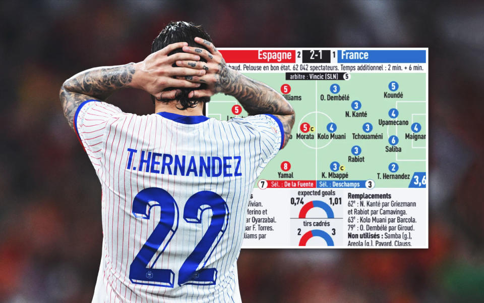 L’Equipe: Milan man Hernandez flop of the match as France exit Euros – photo