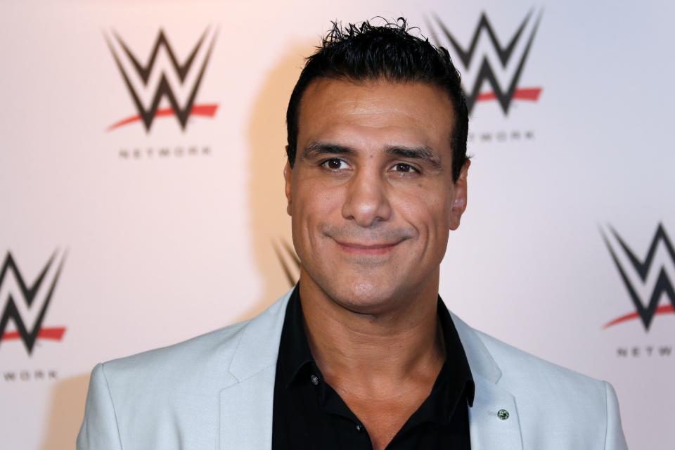 Mexican wrestler Alberto Rodriguez known as Alberto Del Rio poses before attending a show at the AccorHotels Arena in Paris, as part of the WrestleMania Revenge Tour, the World Wrestling Entertainment (WWE) European tour, on April 22, 2016 in Paris. / AFP / THOMAS SAMSON        (Photo credit should read THOMAS SAMSON/AFP via Getty Images)