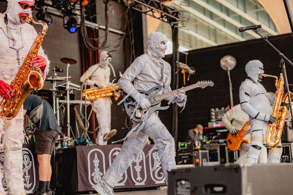 Fresh off a Summerfest show this July, Here Come the Mummies come back to play the Wisconsin State Fair Aug. 5.