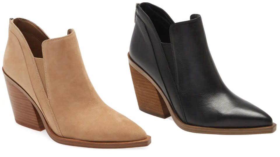 Vince Camuto Gradina Block Heel Bootie - Nordstrom, $60 (originally $150)