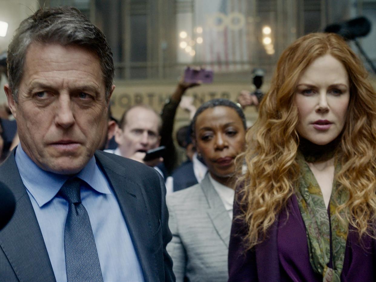 Hugh Grant, Noma Dumezweni and Nicole Kidman in Sky Atlantic’s ‘The Undoing’ (Sky Atlantic)