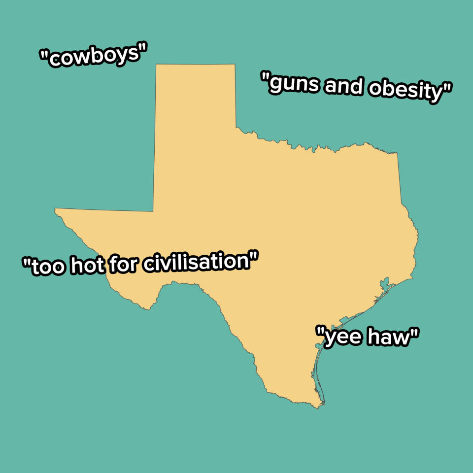 Texas outline