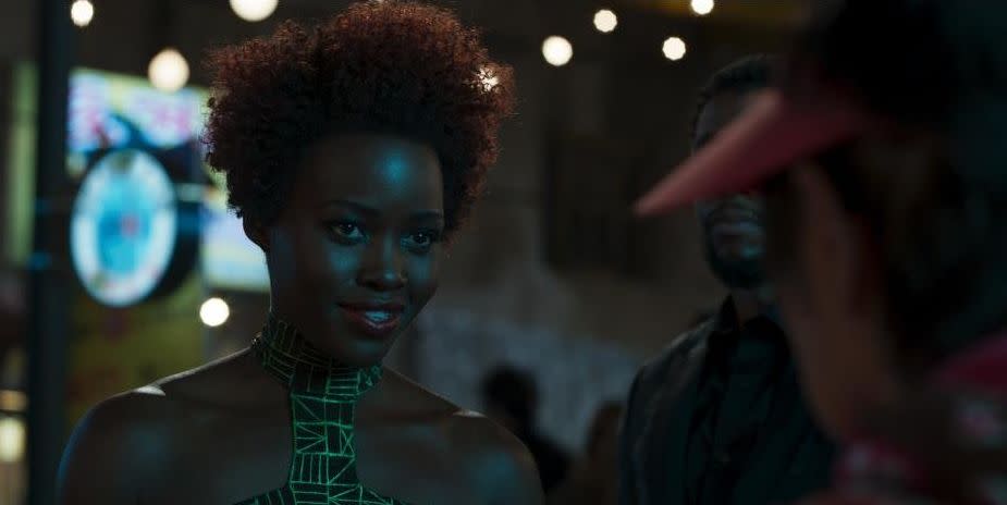 Lupita Nyong&rsquo;o as Nakia in "Black Panther." (Photo: Marvel and Disney)