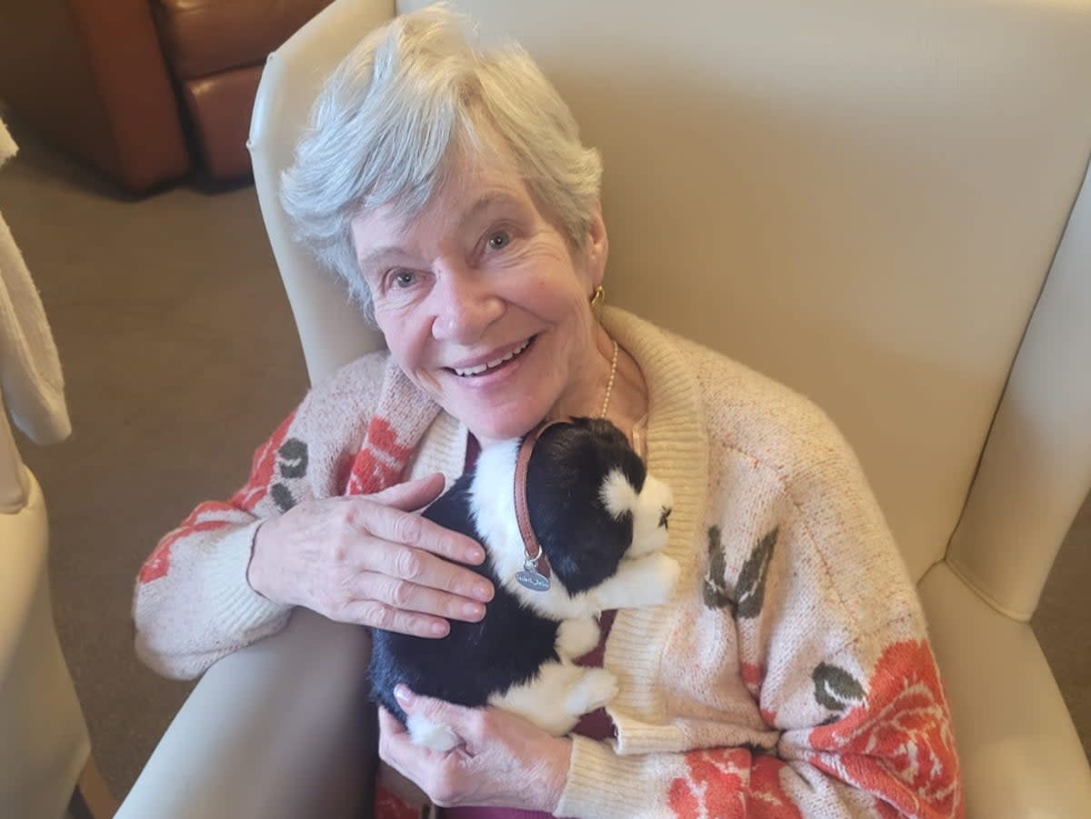 Care home residents have been given robotic pets as part of a scheme to help people with  dementia   (Supplied)