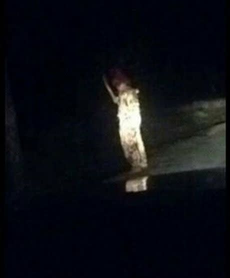 There have been a number of unconfirmed sightings of creepy clowns in the Queensland town of Gympie. Source: Instagram.