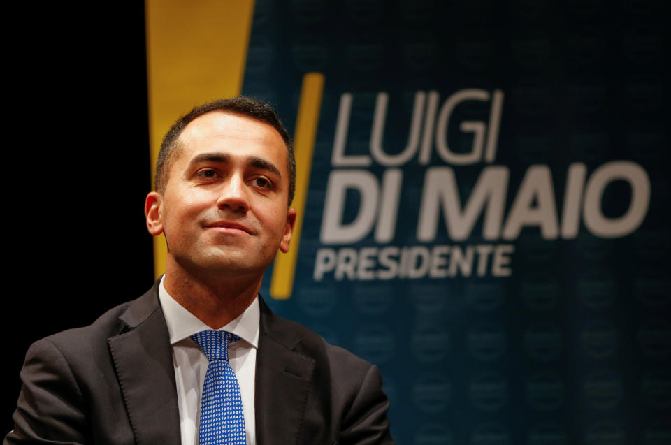 Five Star Movement leader Luigi Di Maio would be the world's youngest leader. (Photo: Ciro De Luca / Reuters)